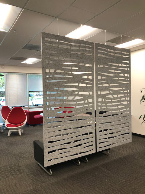 Hanging Work Space Divider Walls